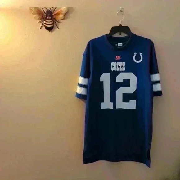NFL Indianapolis Colts Andrew Luck jersey, large, blue and white - Picture 1 of 7
